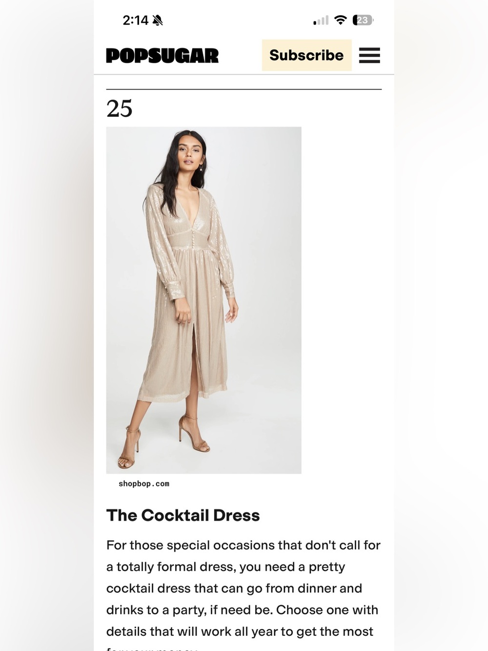 Women's Gold Sequin Dress with Pearl Accents